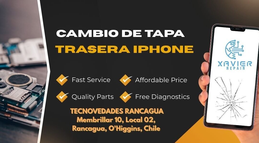 Cambio de tapa trasera Iphone